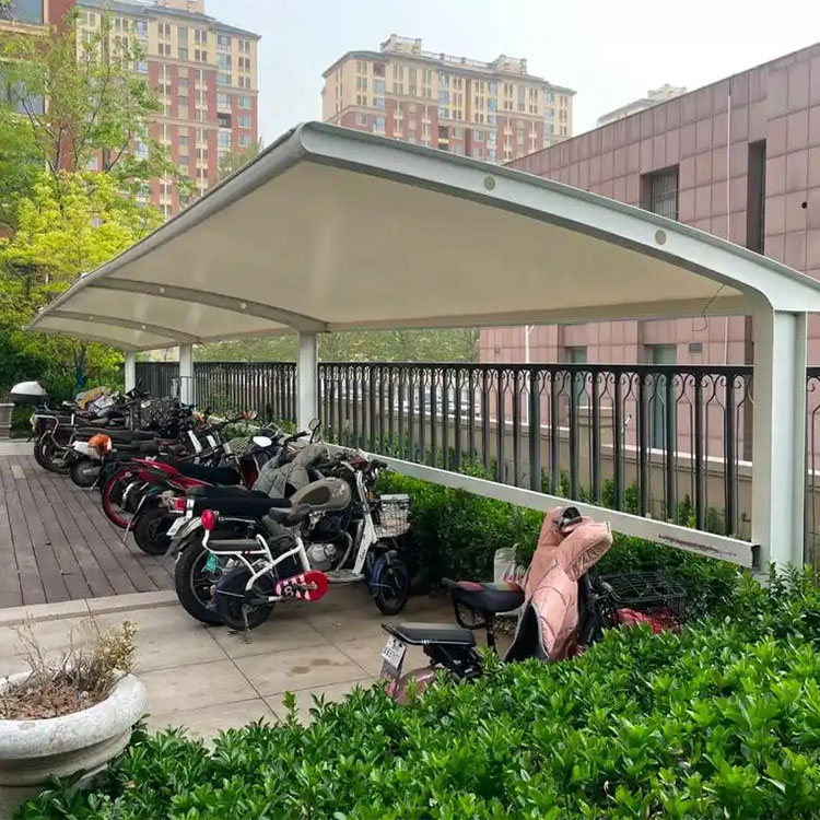 泌阳县膜结构电动车棚